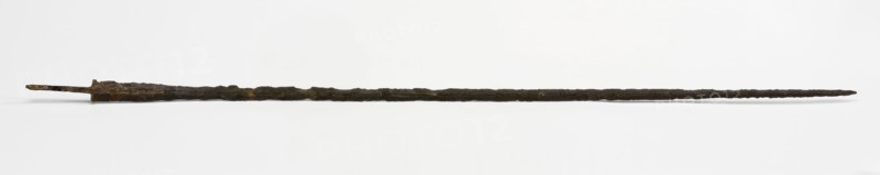 Blade of ornamental sword from the seventeenth century, ornamental sword sword weapon weapon soil found iron metal, archeology