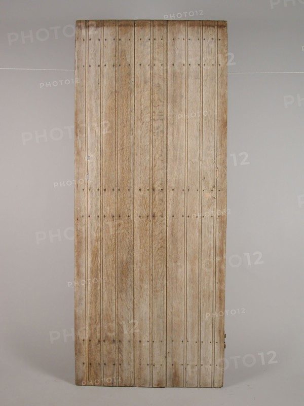 Oak room door, door building part wood oak hh, sawn planed nailed Room door hinged with three shelves (two wide and one narrow