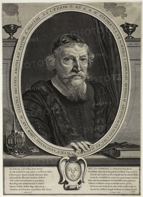 Stephanus Crachtius, n.d., Theodor Matham (Dutch, 1606-1676), after Johann Spilberg, le jeune (German, 1619-1690), Holland, Engraving in black on cream laid paper, 462 x 332 mm (image), 468 x 334 mm (plate/sheet)
