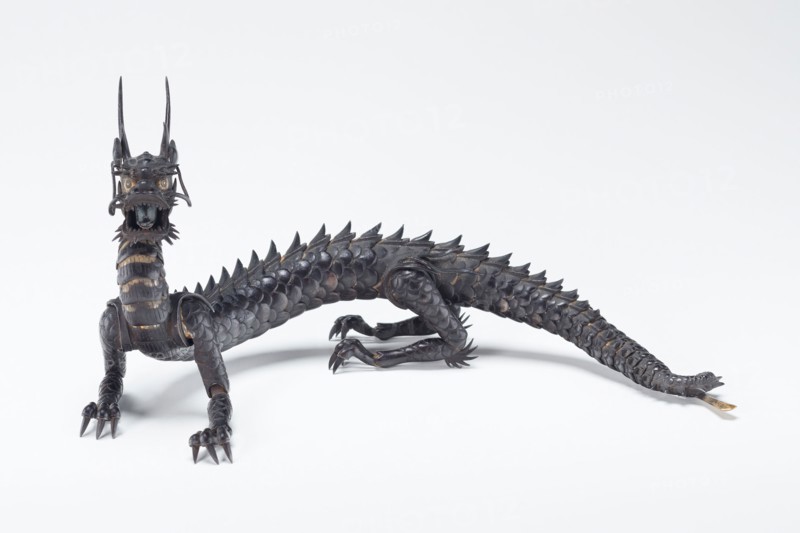 Articulated Dragon, c. 1880, Myochin School, Japanese, active late 19th century, Japan, Wrought iron