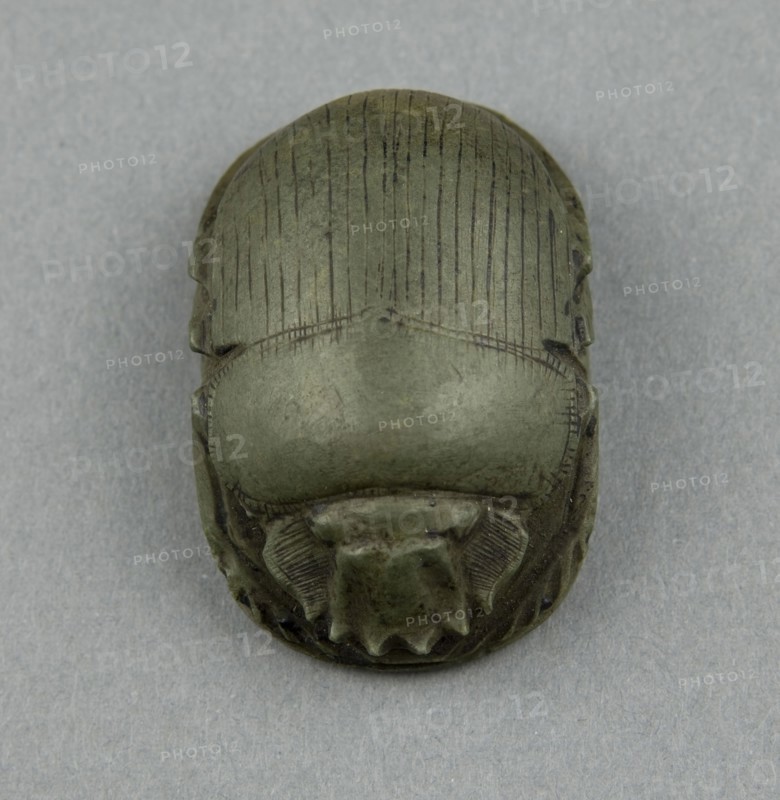 Heart Scarab, Third Intermediate–Late Period, Dynasty 21–26 (about 1069–664 BC), Egyptian, Egypt, Stone, 2 × 4.5 × 3.25 cm (13/16 × 1 3/4 × 1 1/8 in.)