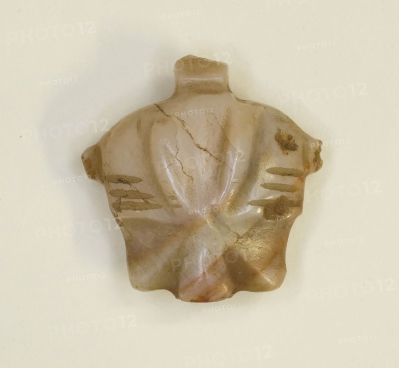 Amulet of a Lioness’ Head, Third Intermediate Period, Dynasty 21–25 (1070–656 BC), Egyptian, Egypt, Stone, 1.9 × 1.9 × 0.6 cm (3/4 × 3/4 × 1/4 in.)