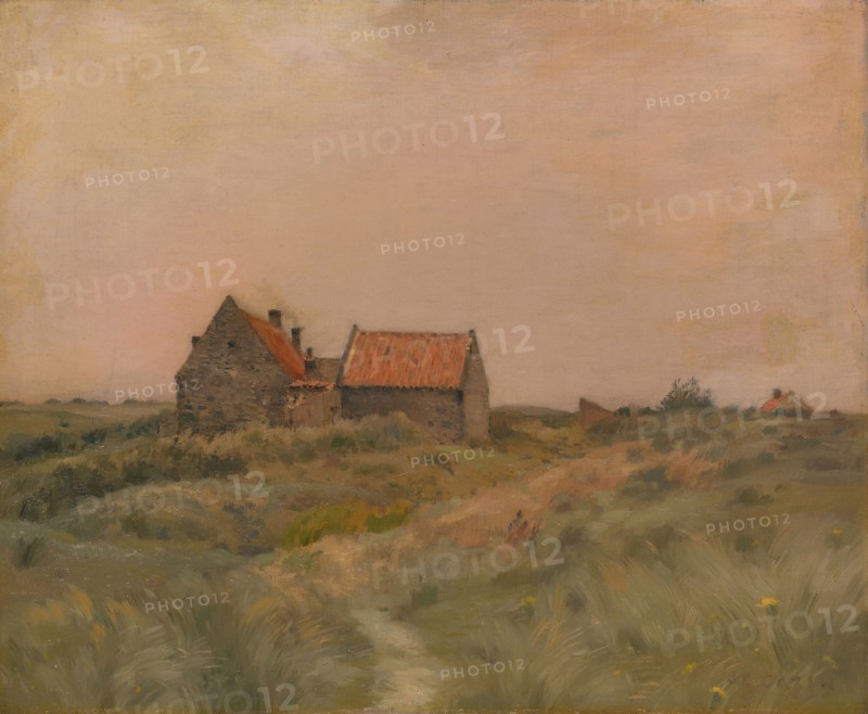 October Day, 1890/93, Jean Charles Cazin, French, 1841-1901, France, Oil on canvas, 38.4 × 46.7 cm (15 1/8 × 18 3/8 in.)