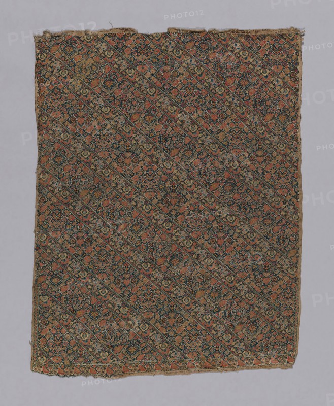 Fragment (Dress Fabric), 18th century, Iran (Persia), Iran, 75.8 x 57.7 cm (29 7/8 x 22 3/4 in.)