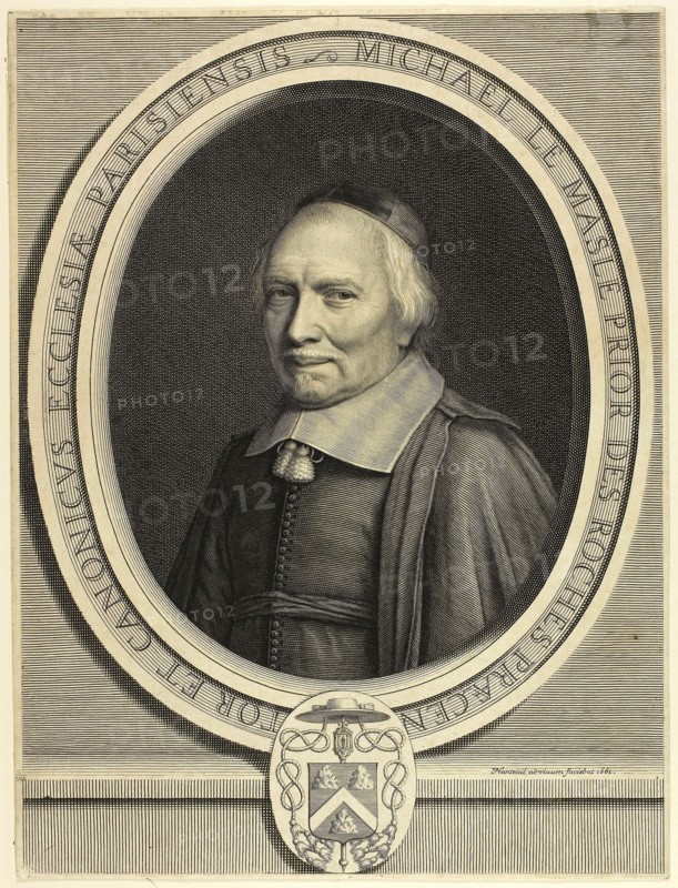 Michael Le Masle, 1661, Robert Nanteuil, French, 1623-1678, France, Etching and engraving on paper, 330 × 249 mm
