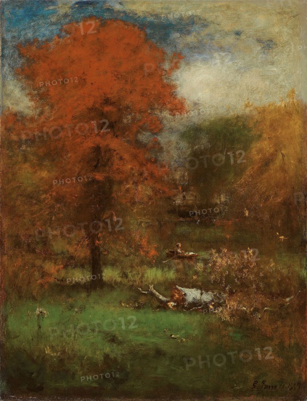 The Mill Pond, 1889, George Inness, American, 1825–1894, United States, Oil on canvas, 95.9 × 75.6 cm (37 3/4 × 29 3/4 in.)
