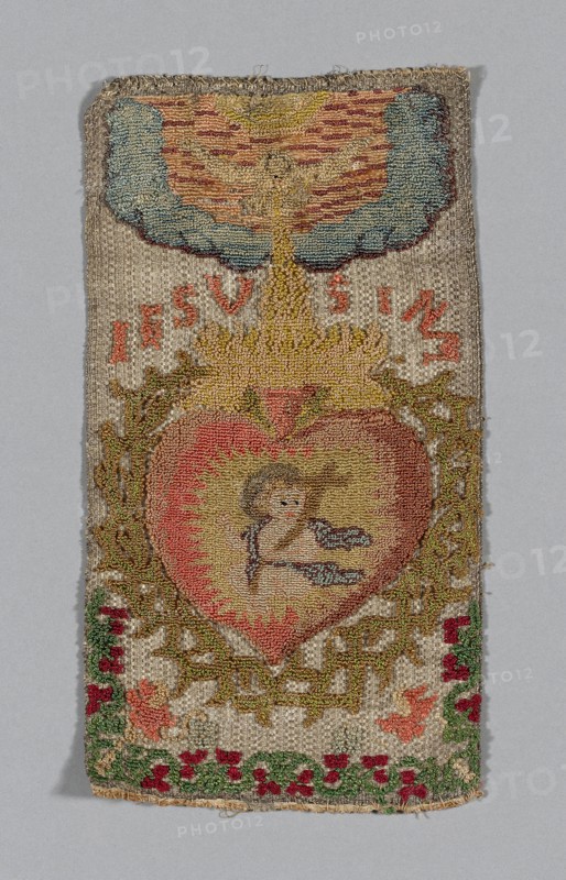 Fragment, 19th century, Spain, silk, 23.5 x 12.7 cm (9 1/4 x 5 in.)