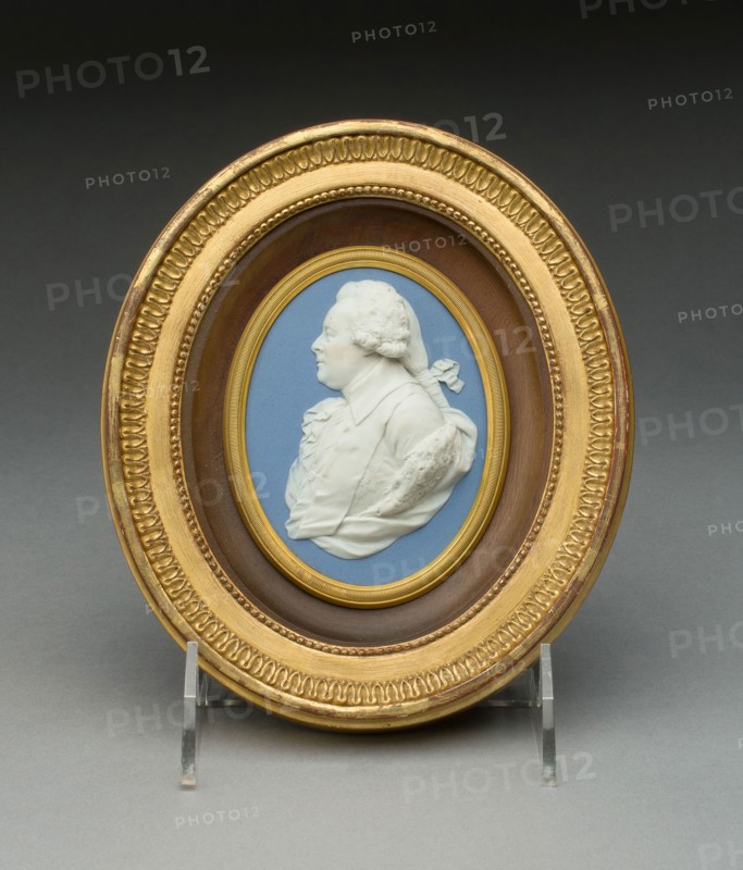 Plaque with Portrait of George Nugent-Temple-Grenville, Marquis of Buckingham, 1789, Wedgwood Manufactory, England, founded 1759, Burslem, Stoneware (jasperware), 17.2 × 14.6 × 3 cm (6 3/4 in. × 5 3/4 × 1 3/16 in.)