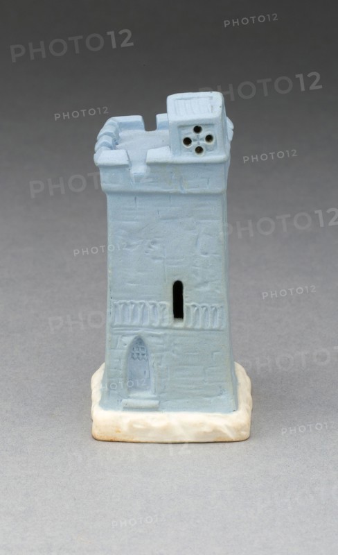 Chess Piece: Rook, 19th century, Wedgwood Manufactory, England, founded 1759, Burslem, Stoneware (jasperware), 7 × 3.2 × 3.5 cm (2 3/4 × 1 1/4 × 1 3/8 in.)