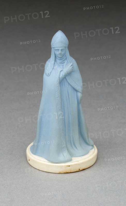Chess Piece: Bishop, 19th century, Wedgwood Manufactory, England, founded 1759, Burslem, Stoneware (jasperware), 6.4 × 4.9 cm (2 1/2 × 1 15/16 in.)