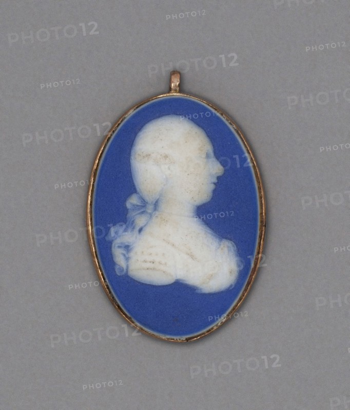 Cameo with Portrait of Prince Charles Edward Stuart, Late 18th century, Wedgwood Manufactory, England, founded 1759, Burslem, Stoneware (jasperware), 2.5 × 1.7 × 0.6 cm (1 × 11/16 × 1/4 in.)