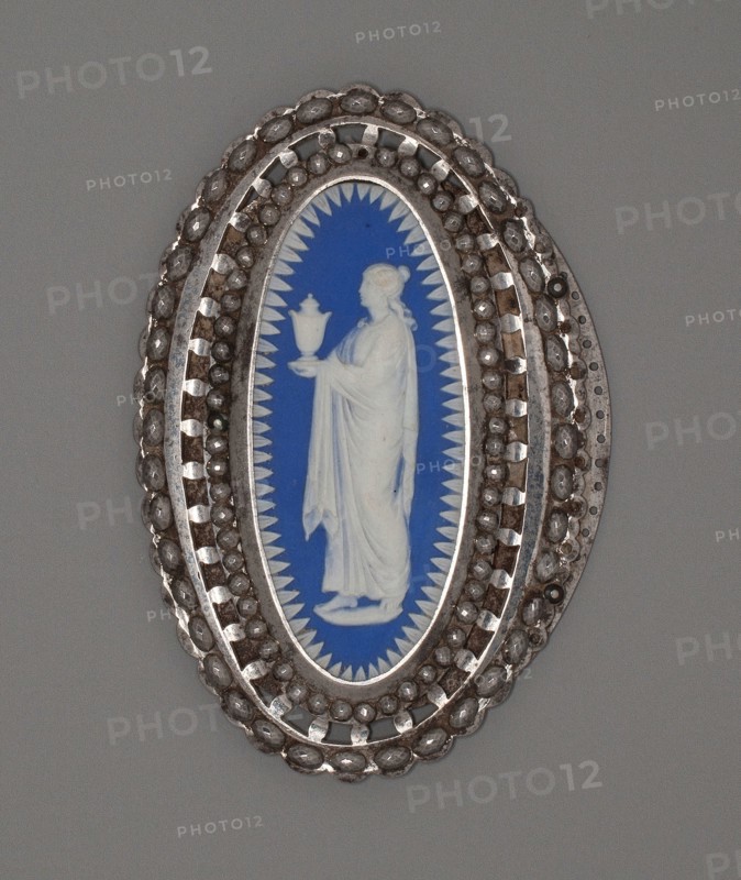 Buckle, Late 18th century, Wedgwood Manufactory, England, founded 1759, Burslem, Stoneware (jasperware), 6.8 × 2.9 × 0.5 cm (2 11/16 × 1 1/8 × 1/5 in.)