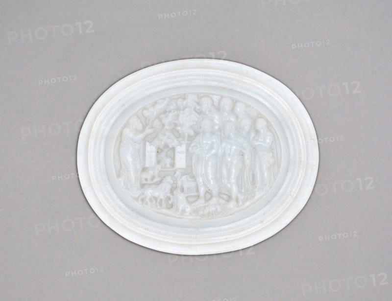 Cameo, Late 18th century, Wedgwood Manufactory, England, founded 1759, Burslem, Stoneware (jasperware), 5.7 × 7 cm (2 1/4 × 2 3/4 in.)