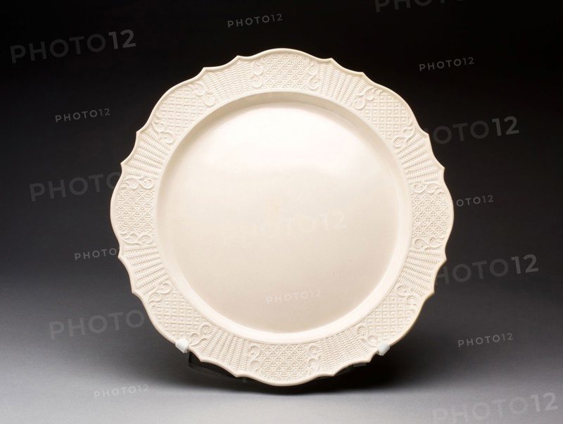 Dish, 1750/59, England, Staffordshire, Staffordshire, Salt-glazed stoneware, Diam. 38 cm (15 1/4 in.)