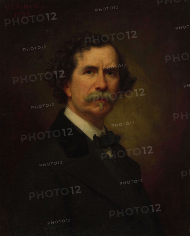 Self-Portrait, 1873, George Peter Alexander Healy, American, 1813–1894, United States, Oil on canvas, 78.2 × 65.4 cm (30 7/8 × 25 3/4 in.)