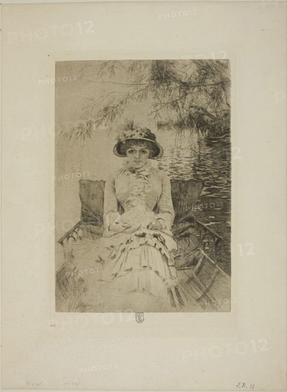 On the Thames, 1883, Anders Zorn, Swedish, 1860-1920, Sweden, Etching on ivory laid paper, 261 x 182 mm (image), 298 x 200 mm (plate), 401 x 297 mm (sheet)