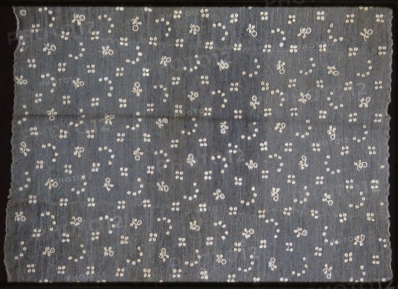 Panel, 1801/50, France, Linen, needle lace of a type known as "Point d'Alençon