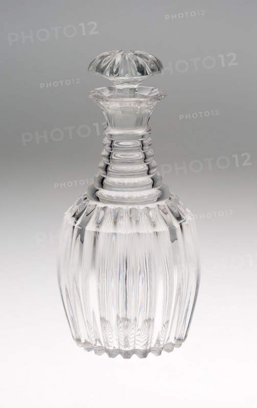 Claret Decanter, Early 19th century, England, Sussex, Sussex, Glass, H. 25.4 cm (10 in.)