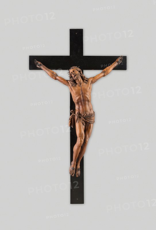 Christ on the Cross, c.1650, Flemish, Flanders, Boxwood, 68.6 × 33.7 × 7.6 cm (27 × 13 1/4 × 3 in.)