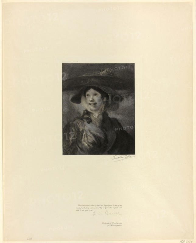 The Shrimp Girl, from Old English Masters, 1896, printed 1902, Timothy Cole (American, born England, 1852-1931), after William Hogarth (English, 1697-1764), United States, Wood engraving on chine paper, 435 x 345 mm (sheet)
