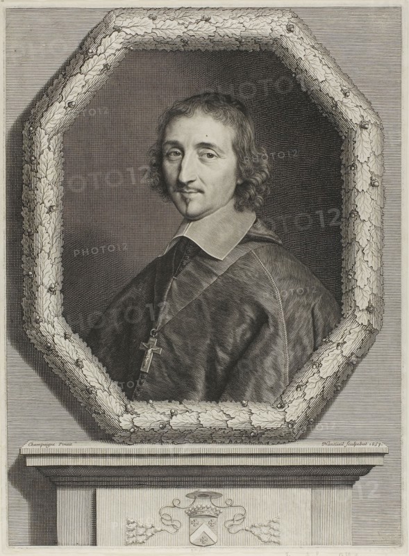 Ferdinand de Neufville, 1657, Robert Nanteuil (French, 1623-1678), after Philippe de Champaigne (French, 1602-1674), France, Engraving on paper, 363 × 268 mm (plate), 368 × 273 mm (sheet)