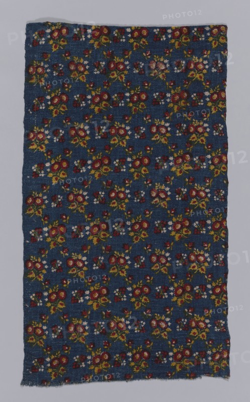 Fragment, 19th century, Russia, Linen, plain weave, painted, 79.4 x 44.9 cm (31 1/4 x 17 5/8 in.)