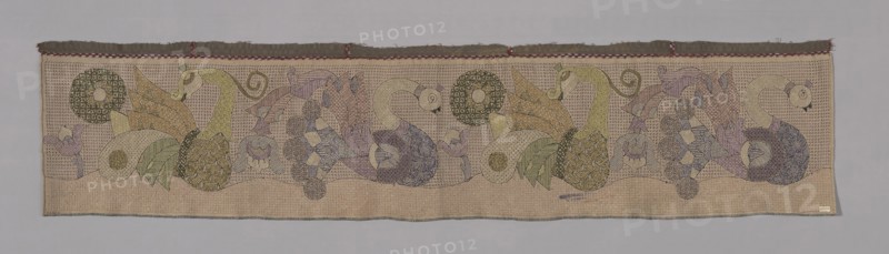Square, 19th century, Ukraine, Ukraine, Linen, drawn work and embroidered, 42.9 x 191.8 cm (16 7/8 x 75 1/2 in.)