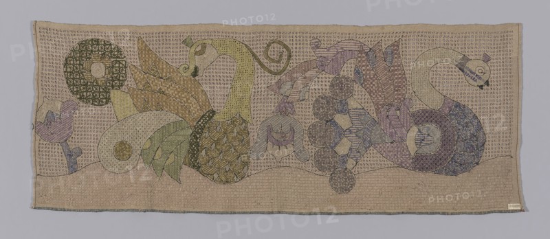 Square, 19th century, Ukraine, Ukraine, Linen, drawn work and embroidered, 38.8 x 100.3 cm (15 1/4 x 39 1/2 in.)