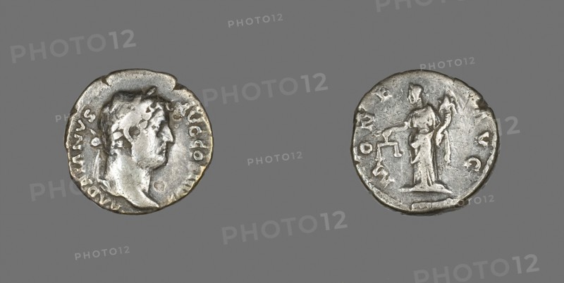 Denarius (Coin) Portraying Emperor Hadrian, AD 134/138, Roman, minted in Rome, Roman Empire, Silver, Diam. 1.7 cm, 2.89 g