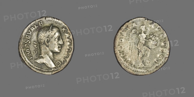Denarius (Coin) Portraying Emperor Severus Alexander, AD 228/231, Roman, minted in Rome, Roman Empire, Silver, Diam. 2 cm, 3.05 g