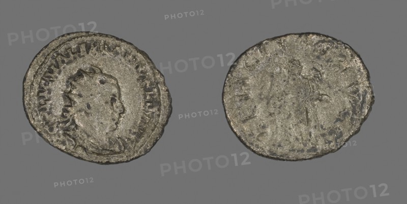 Antoninianus (Coin) Portraying Emperor Valerian, AD 255/257, Roman, minted in Rome, Roman Empire, Billon, Diam. 2.4 cm, 3.18 g