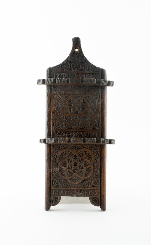 Spoon Holder, 18th century, Amsterdam, Netherlands, Amsterdam, Wood, 34.3 × 14 × 5.7 cm (13 1/2 × 5 1/2 × 2 1/4 in.)