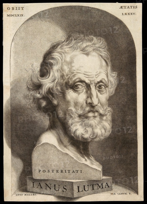 Father Lutma, 1669/81, Janus Lutma, II, Dutch, 1624-1689, Netherlands, Punched engraving with etching in black, with plate tone and traces of brush and black wash, on cream laid paper, 285 x 202 mm (image/sheet, trimmed within plate mark)