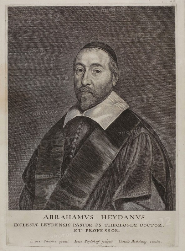 Abraham Heydan, n.d., Jonas Suyderhoef (Dutch, c. 1613-1686), after Joris van Schooten (Dutch, 1587-1651), Holland, Engraving on ivory laid paper, 323 x 230 mm (plate), 337 x 248 mm (sheet)