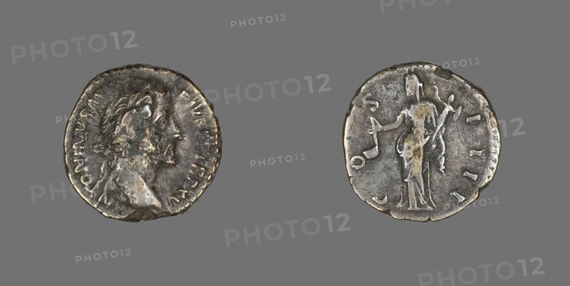 Denarius (Coin) Portraying Emperor Antoninus Pius, AD 151/152, Roman, Roman Empire, Silver, Diam. 1.8 cm, 3.22 g