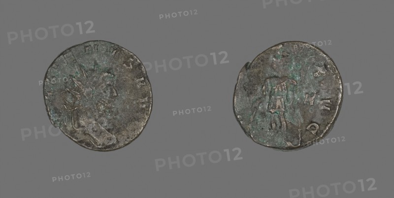 Antoninianus (Coin) Portraying Emperor Gallienus, AD 260/268, Roman, minted in Rome, Roman Empire, Billon, Diam. 1.9 cm, 2.54 g