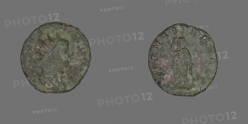 Antoninianus (Coin) Portraying Emperor Gallienus, AD 260/268, Roman, minted in Rome, Roman Empire, Billon, Diam. 1.9 cm, 2.27 g