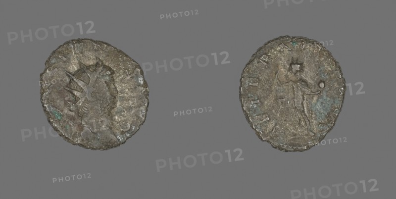 Antoninianus (Coin) Portraying Emperor Gallienus, AD 260/268, Roman, minted in Rome, Roman Empire, Billon, Diam. 1.9 cm, 3.10 g