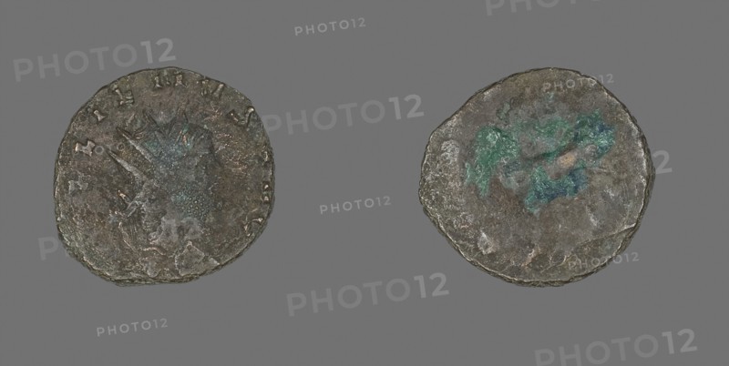 Antoninianus (Coin) Portraying Emperor Gallienus, AD 260/268, Roman, Roman Empire, Billon, Diam. 1.9 cm, 3.73 g