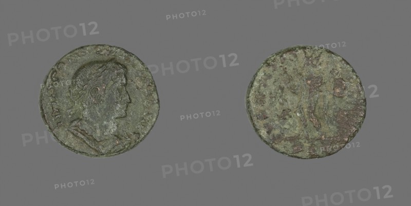 Coin Portraying Emperor Emperor Constantine I, AD 307/337, Roman, Roman Empire, Bronze, Diam. 1.9 cm, 3.57 g