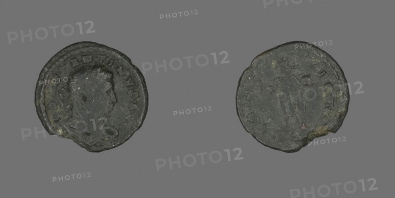 Coin Portraying Emperor Constantine I, AD 310/311, Roman, minted in Trier, Roman Empire, Bronze, Diam. 1.9 cm, 1.72 g