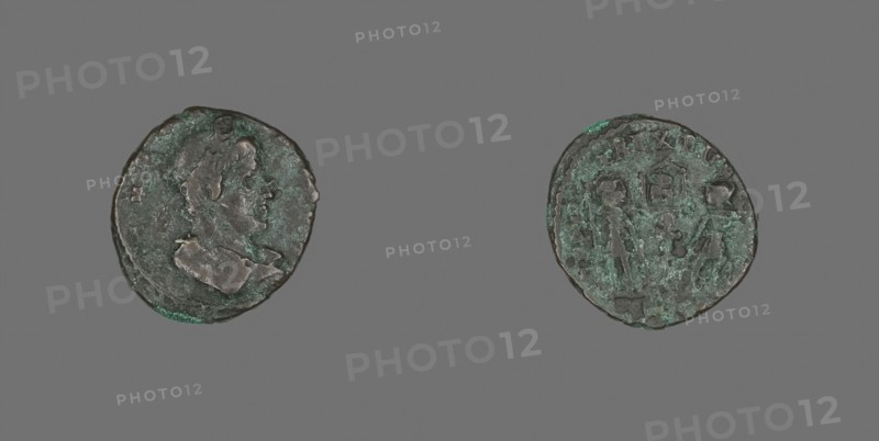 Coin Depicting an Emperor, 4th century AD, Roman, Roman Empire, Bronze, Diam. 1.6 cm, 1.79 g