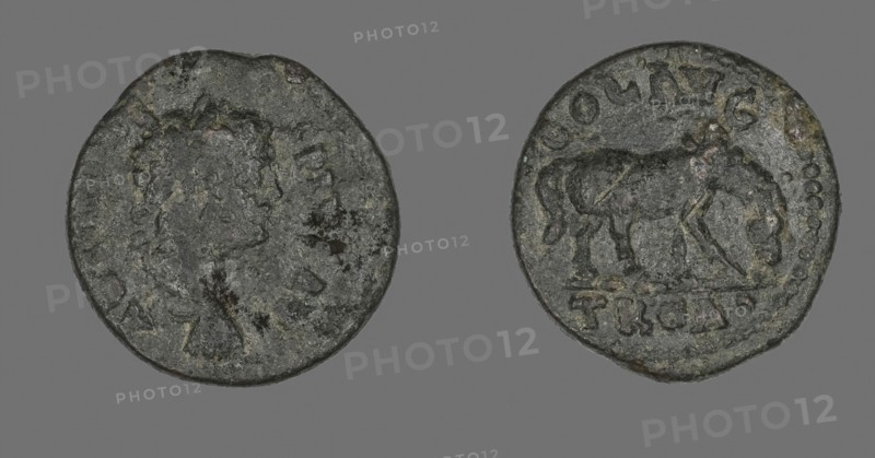 Coin Portraying Emperor Caracalla, AD 198/217, Roman, Roman Empire, Bronze, Diam. 2.3 cm, 8.72 g