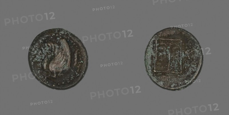 Coin Depicting Pegasus, about 400/310 BC, Greek, Ancient Greece, Bronze, Diam. 1.7 cm, 4.14 g