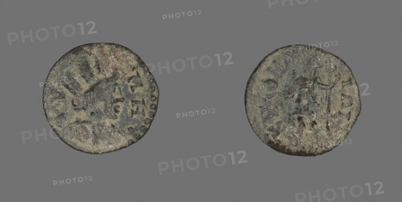 Coin Depicting the Goddess Tyche, AD 253/268, Roman, Roman Empire, Bronze, Diam. 1.8 cm, 3.09 g