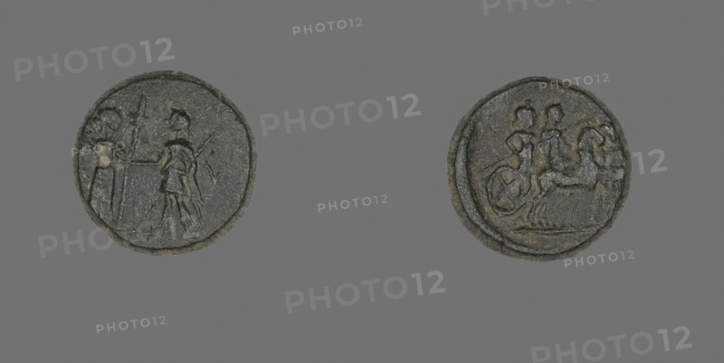 Coin Depicting the Goddess Artemis, after 190 BC, Greek, Ancient Greece, Bronze, Diam. 1.6 cm, 4.01 g