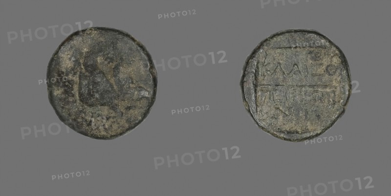 Coin Depicting a Boar, about 190 BC, Greek, Ancient Greece, Bronze, Diam. 1.8 cm, 5.15 g