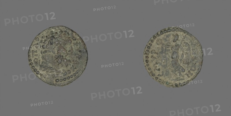 Coin Depicting the Hero Hercules, AD 138/192, Roman, Izmir, Bronze, Diam. 1.6 cm, 3.03 g