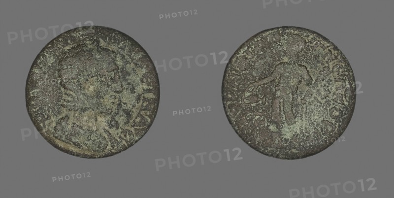 Coin Portraying the Empress Tranquillina, AD 193/217, Roman, Roman Empire, Bronze, Diam. 2.2 cm, 4.35 g