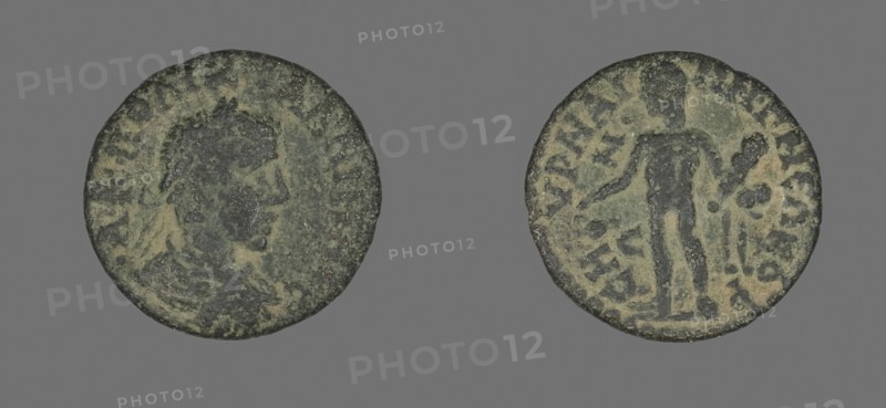 Coin Portraying the Emperor Gallienus, AD 253/268, Roman, Roman Empire, Bronze, Diam. 2 cm, 3.10 g